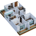 2BHK plan