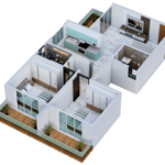2BHK plan
